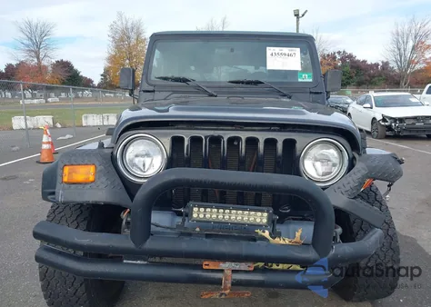 2000 Jeep Wrangler Sport из США, поврежденный, VIN 1J4FA49S8YP783696